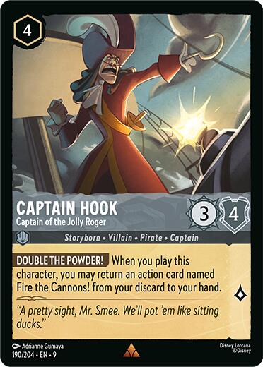 Captain Hook - Captain of the Jolly Roger (190/204) [Fabled] | Empire Gaming NC
