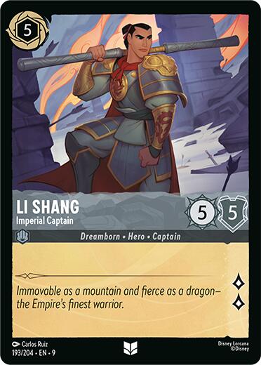 Li Shang - Imperial Captain (193/204) [Fabled] | Empire Gaming NC