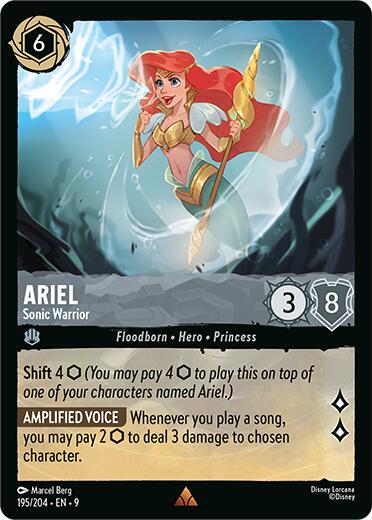 Ariel - Sonic Warrior (195/204) [Fabled] | Empire Gaming NC