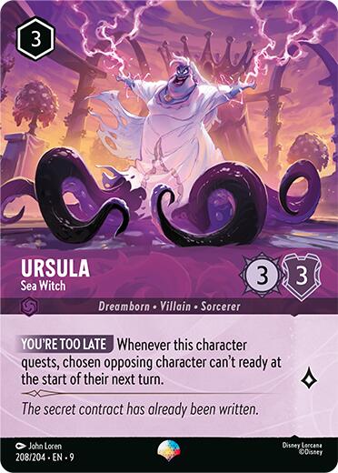 Ursula - Sea Witch (Epic) (208/204) [Fabled] | Empire Gaming NC