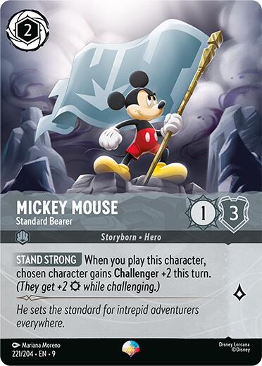 Mickey Mouse - Standard Bearer (Epic) (221/204) [Fabled] | Empire Gaming NC
