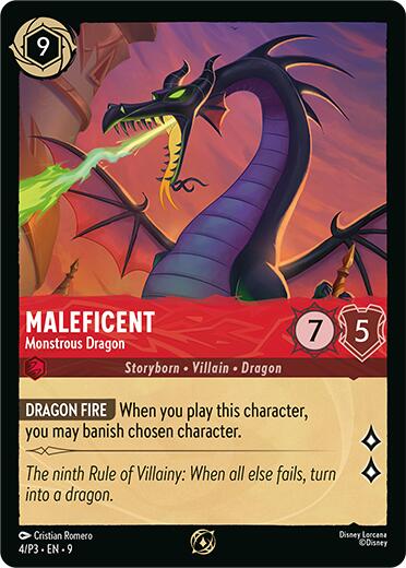 Maleficent - Monstrous Dragon (Store Championship Participant) (4/P3) [Promo Cards] | Empire Gaming NC