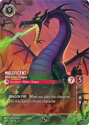 Maleficent - Monstrous Dragon (Store Championship) (5/P3) [Promo Cards] | Empire Gaming NC