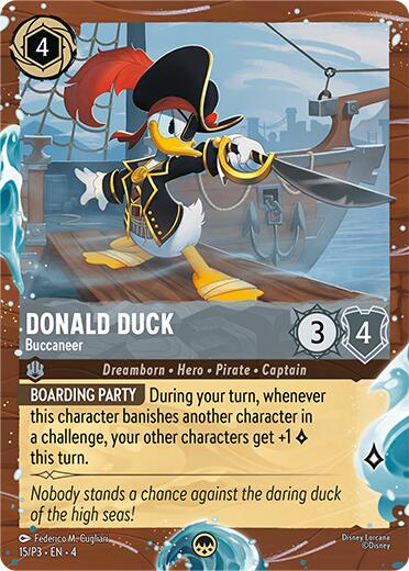 Donald Duck - Buccaneer (Disney Cruise Promo) (15/P3) [Promo Cards] | Empire Gaming NC