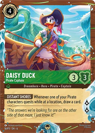 Daisy Duck - Pirate Captain (Disney Cruise Promo) (16/P3) [Promo Cards] | Empire Gaming NC
