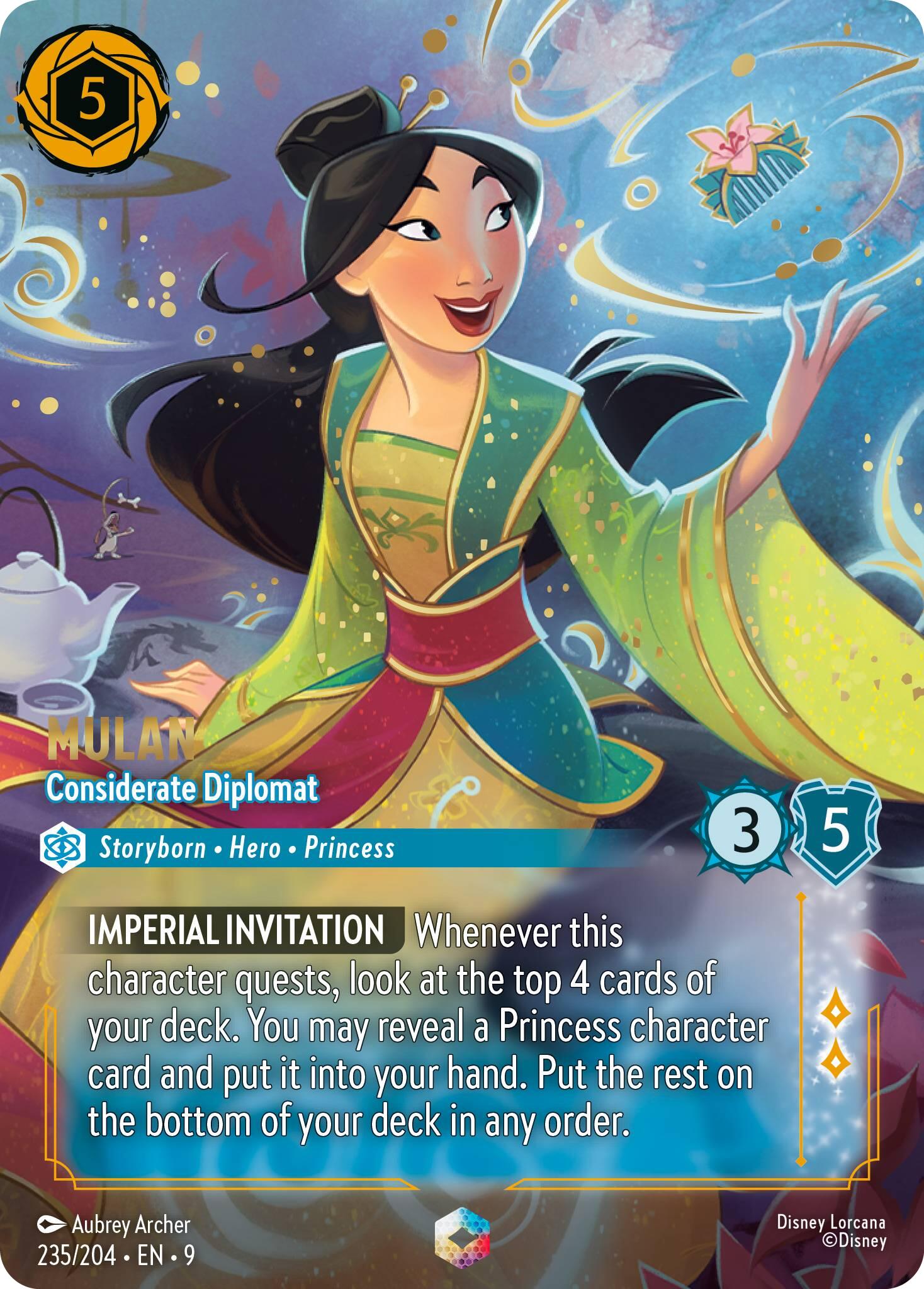 Mulan - Considerate Diplomat (Enchanted) (235/204) [Fabled] | Empire Gaming NC