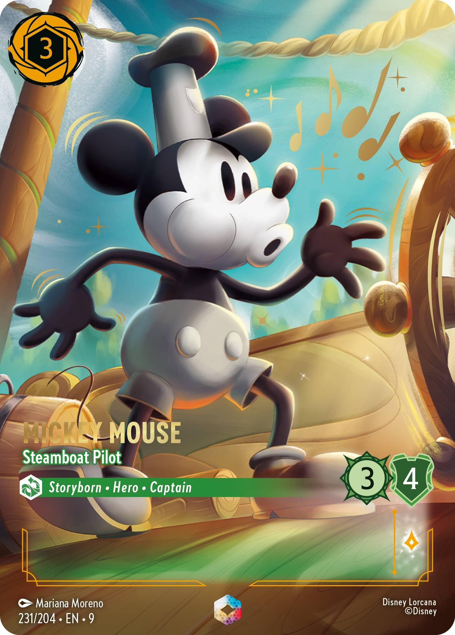 Mickey Mouse - Steamboat Pilot (Enchanted) (231/204) [Fabled] | Empire Gaming NC