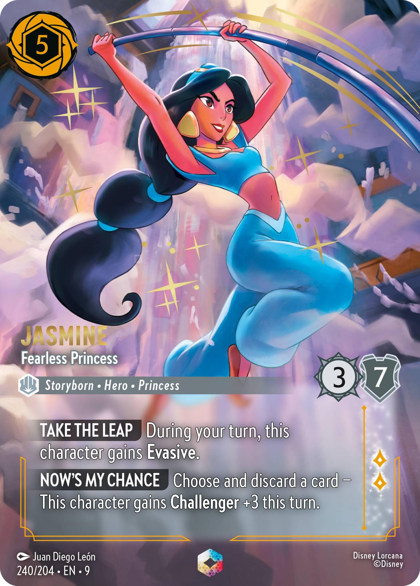 Jasmine - Fearless Princess (Enchanted) (240/204) [Fabled] | Empire Gaming NC