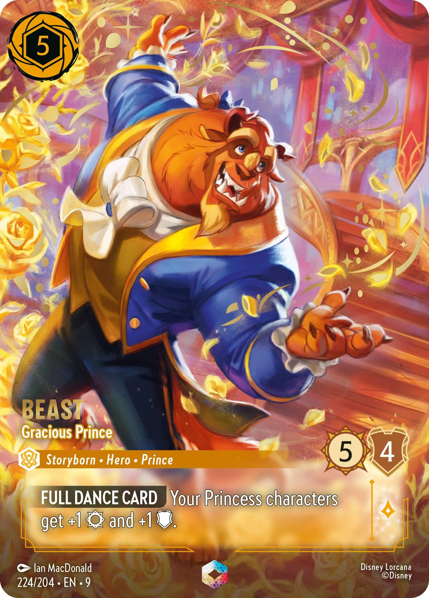 Beast - Gracious Prince (Enchanted) (224/204) [Fabled] | Empire Gaming NC