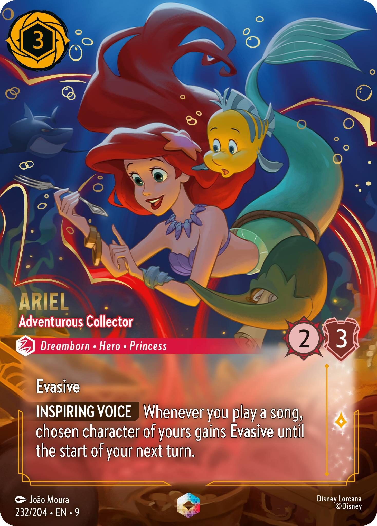 Ariel - Adventurous Collector (Enchanted) (232/204) [Fabled] | Empire Gaming NC