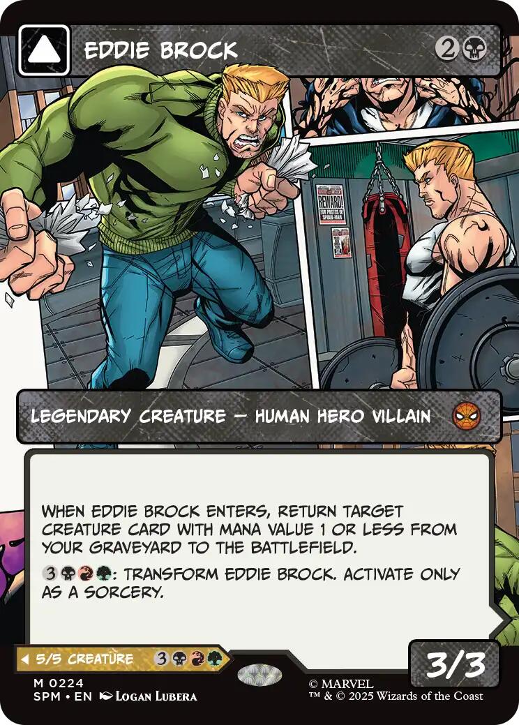 Eddie Brock (0224) (Borderless) [Marvel's Spider-Man] | Empire Gaming NC