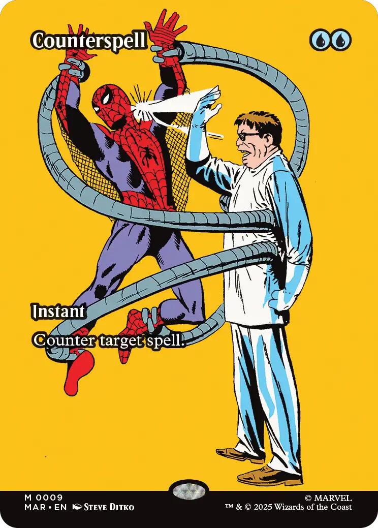 Counterspell (Borderless) [Marvel's Spider-Man: Eternal-Legal] | Empire Gaming NC