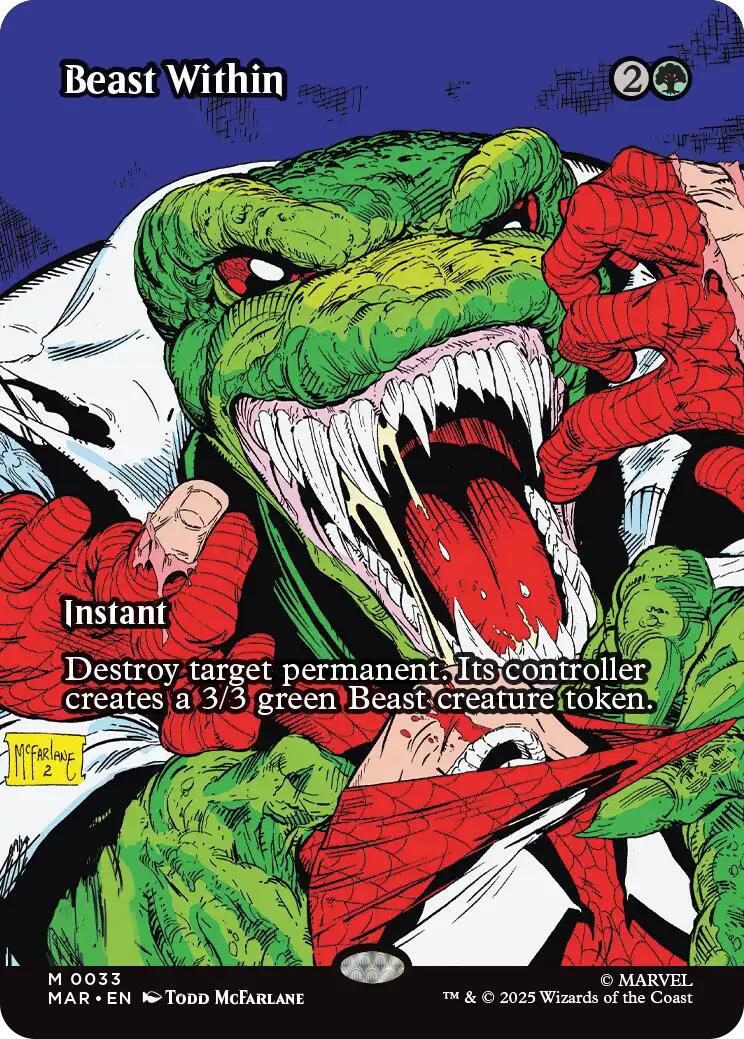 Beast Within (Borderless) [Marvel's Spider-Man: Eternal-Legal] | Empire Gaming NC