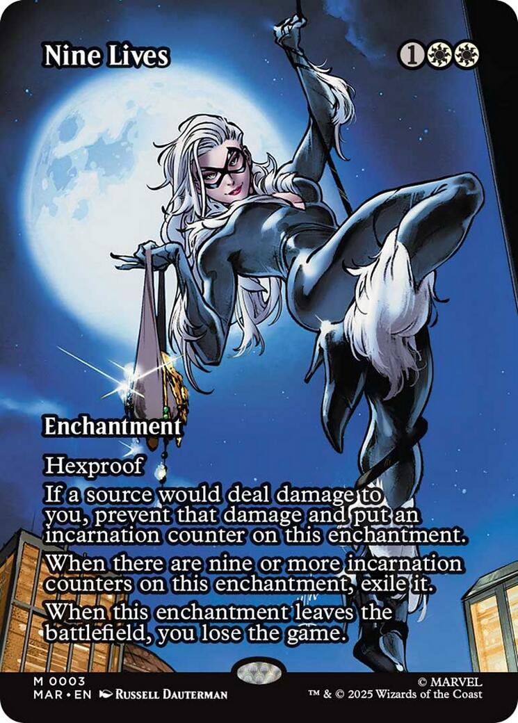 Nine Lives (Borderless) [Marvel Universe: Eternal-Legal] | Empire Gaming NC