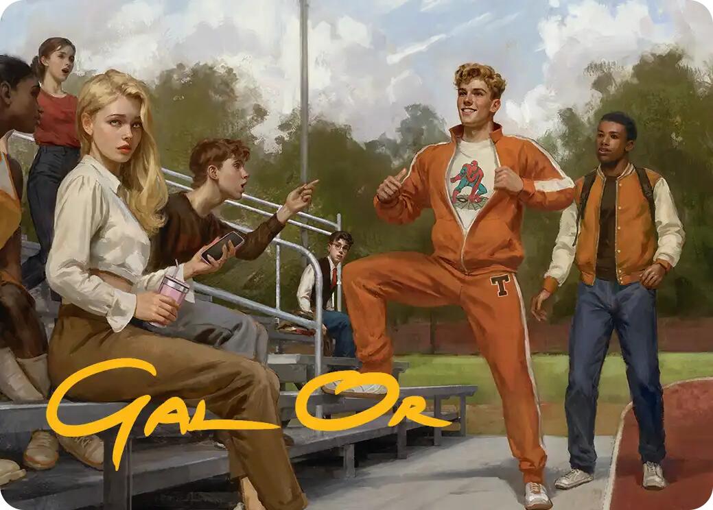 Flash Thompson, Spider-Fan Art Card (Gold-Stamped Signature) [Marvel's Spider-Man Art Series] | Empire Gaming NC
