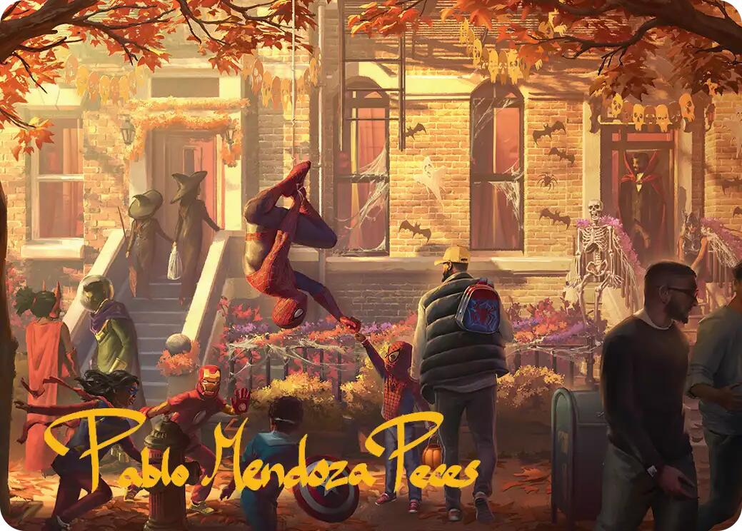 Friendly Neighborhood Art Card (Gold-Stamped Signature) [Marvel's Spider-Man Art Series] | Empire Gaming NC