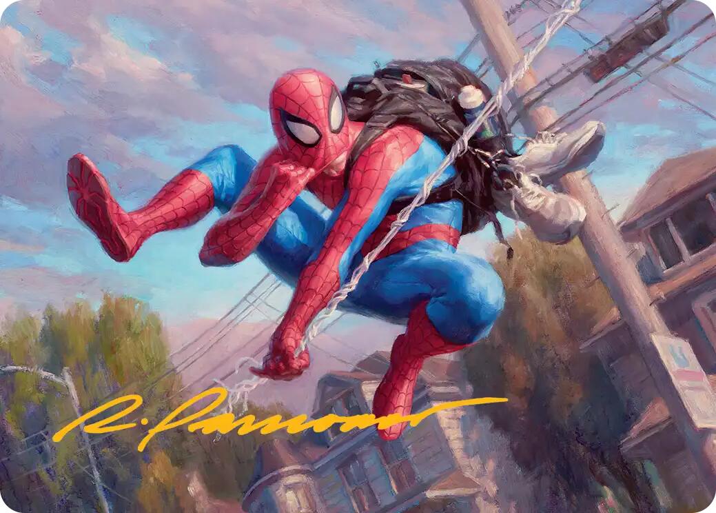 Spider-Man, Web-Slinger Art Card (Gold-Stamped Signature) [Marvel's Spider-Man Art Series] | Empire Gaming NC