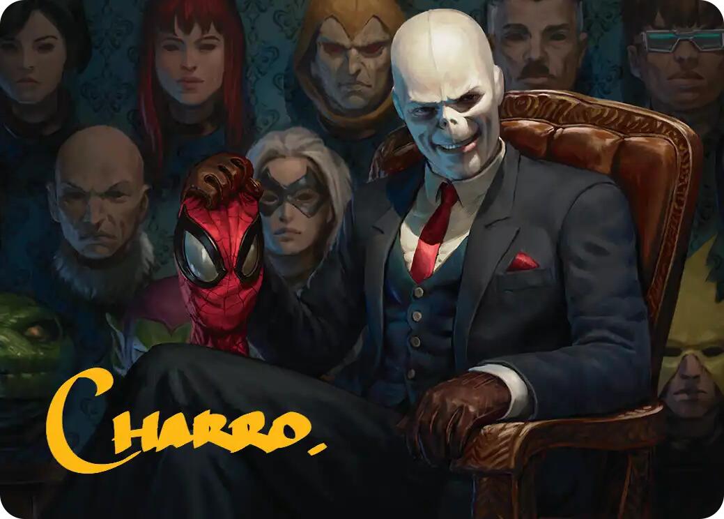 Chameleon, Master of Disguise Art Card (Gold-Stamped Signature) [Marvel's Spider-Man Art Series] | Empire Gaming NC