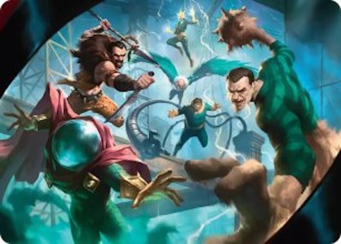 Behold the Sinister Six! Art Card (7/54) [Marvel's Spider-Man Art Series] | Empire Gaming NC