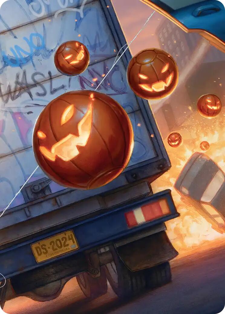 Pumpkin Bombs Art Card [Marvel's Spider-Man Art Series] | Empire Gaming NC
