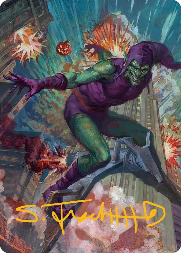 Green Goblin Art Card (26/54) (Gold-Stamped Signature) [Marvel's Spider-Man Art Series] | Empire Gaming NC