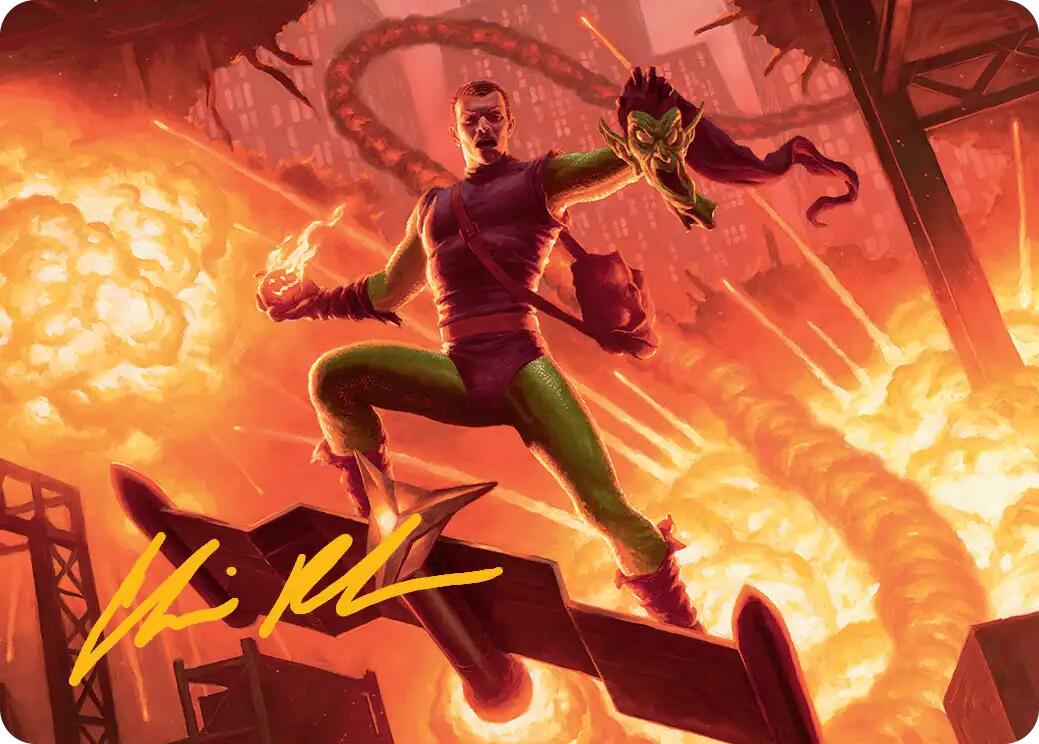 Green Goblin, Revenant Art Card (Gold-Stamped Signature) [Marvel's Spider-Man Art Series] | Empire Gaming NC