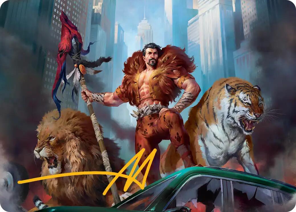 Kraven, Proud Predator Art Card (Gold-Stamped Signature) [Marvel's Spider-Man Art Series] | Empire Gaming NC