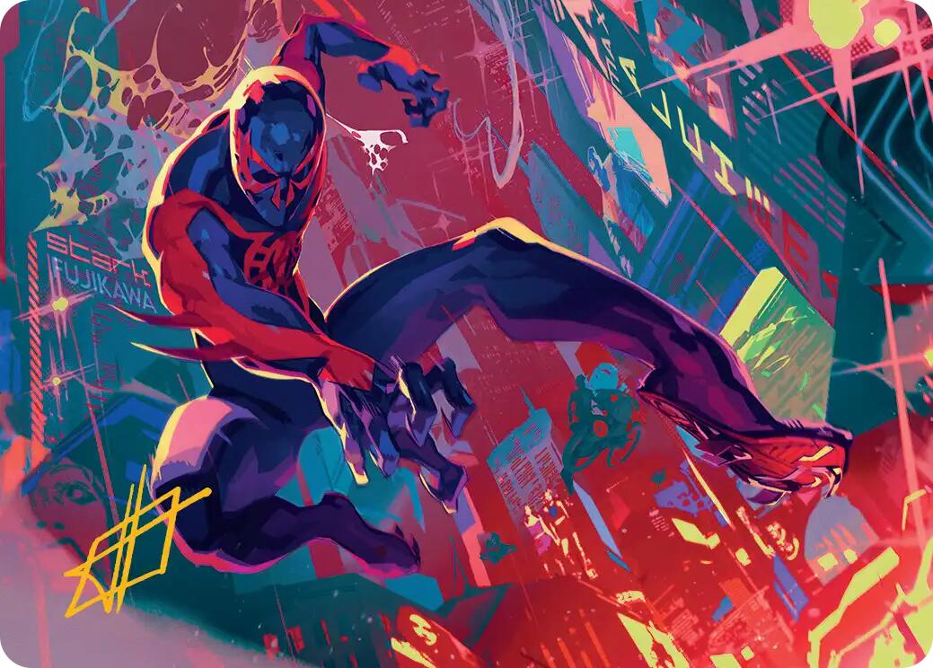 Spider-Man 2099 Art Card (Gold-Stamped Signature) [Marvel's Spider-Man Art Series] | Empire Gaming NC