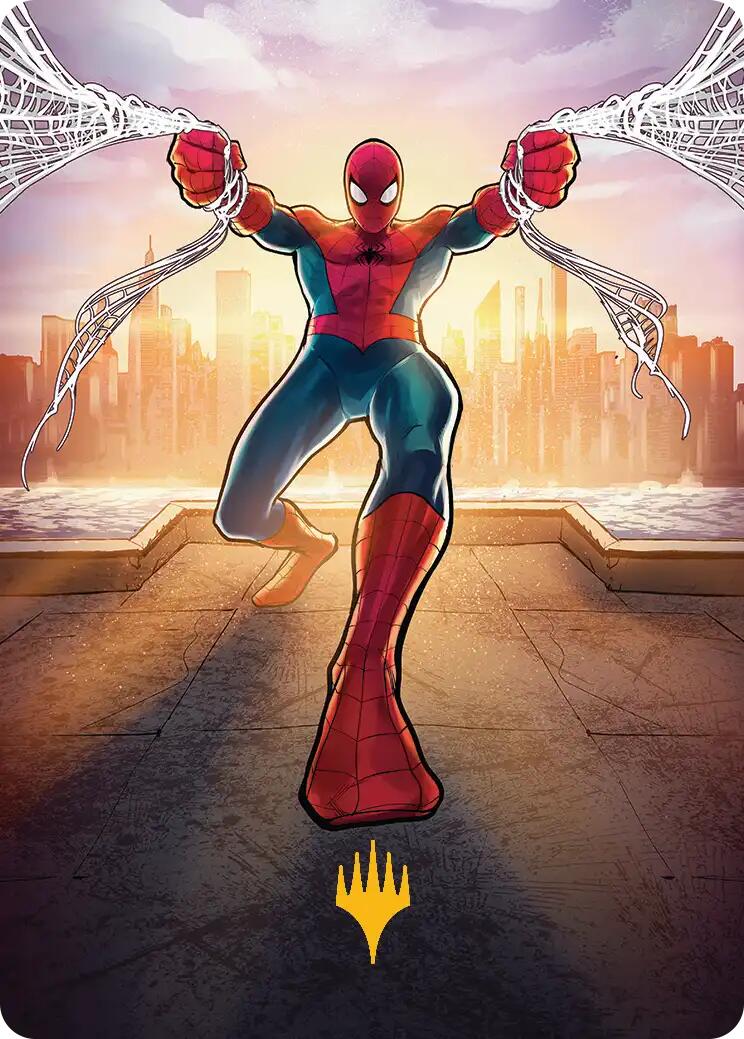 Amazing Spider-Man Art Card (36/54) (Gold-Stamped Planeswalker Symbol) [Marvel's Spider-Man Art Series] | Empire Gaming NC