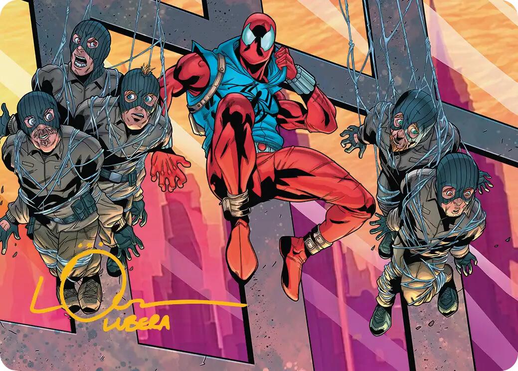 Scarlet Spider, Ben Reilly Art Card (Gold-Stamped Signature) [Marvel's Spider-Man Art Series] | Empire Gaming NC