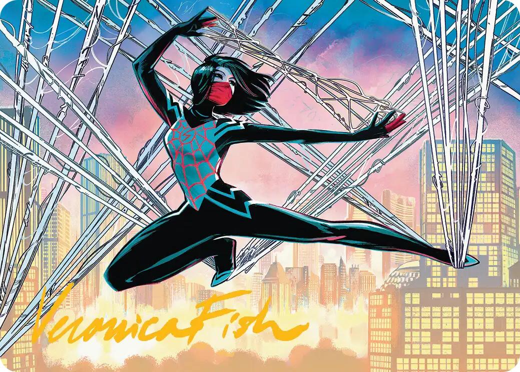 Silk, Web Weaver Art Card (39/54) (Gold-Stamped Signature) [Marvel's Spider-Man Art Series] | Empire Gaming NC