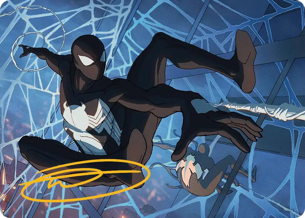 Symbiote Spider-Man Art Card (Gold-Stamped Signature) [Marvel's Spider-Man Art Series] | Empire Gaming NC