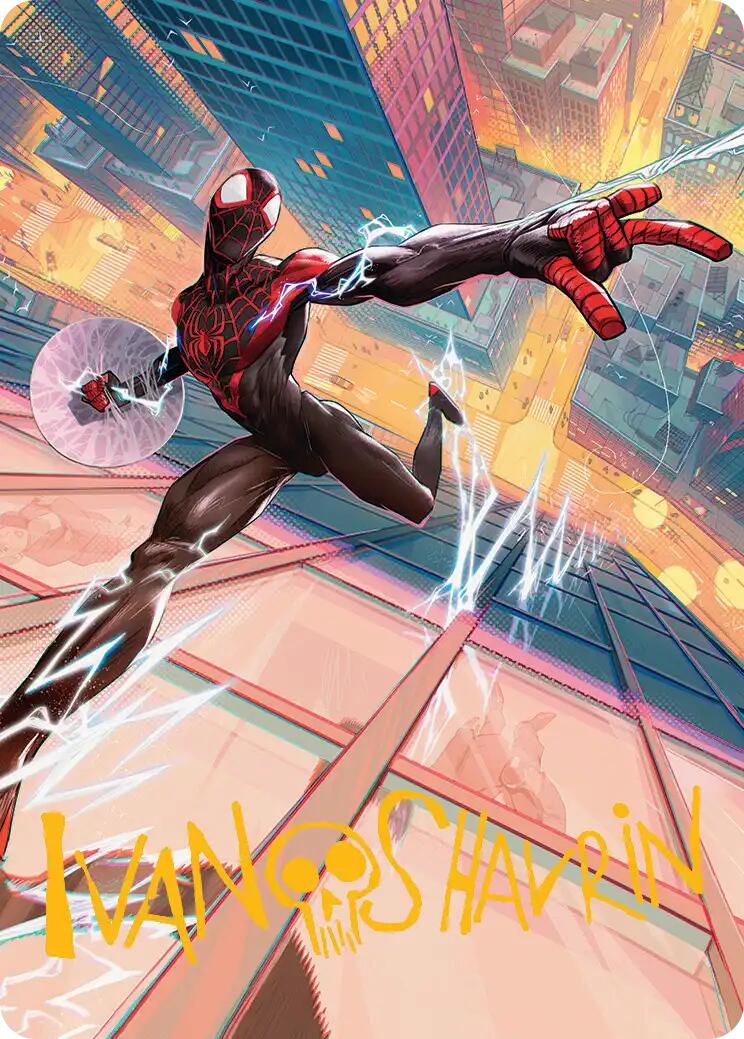 Ultimate Spider-Man Art Card (Gold-Stamped Signature) [Marvel's Spider-Man Art Series] | Empire Gaming NC