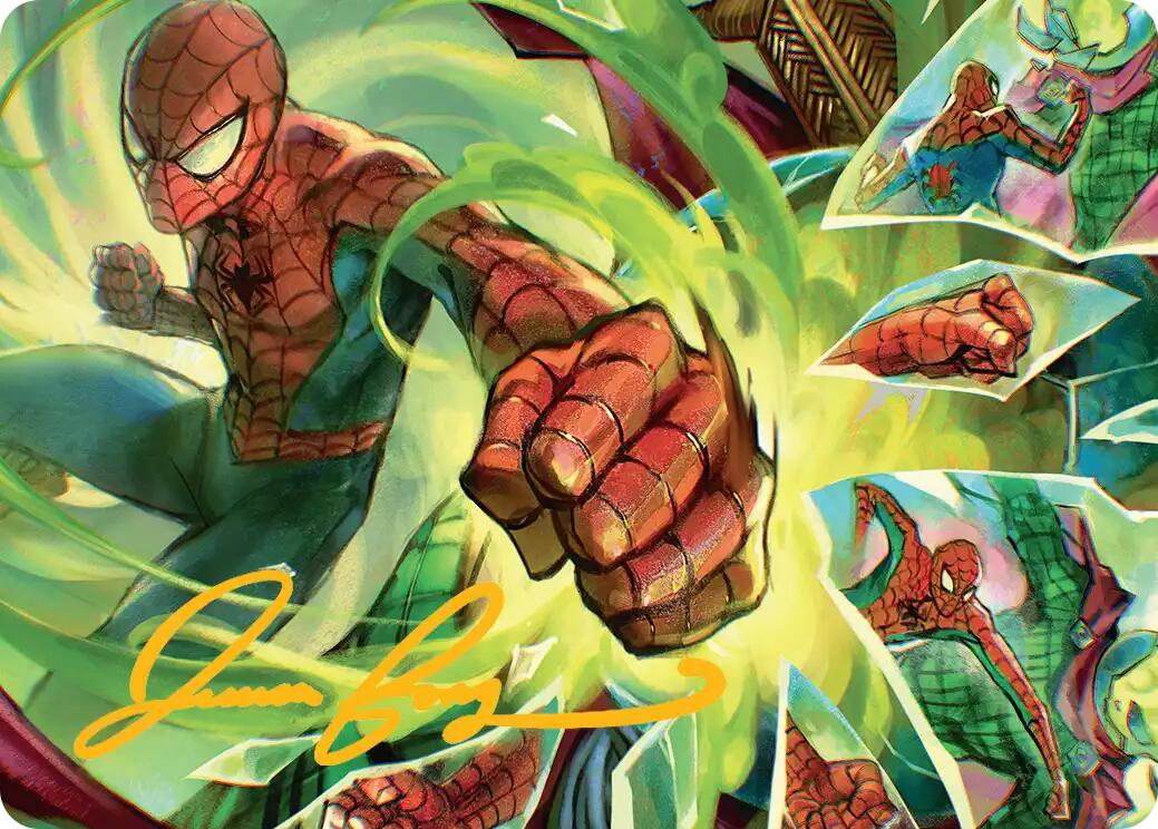 Kapow! Art Card (Gold-Stamped Signature) [Marvel's Spider-Man Art Series] | Empire Gaming NC