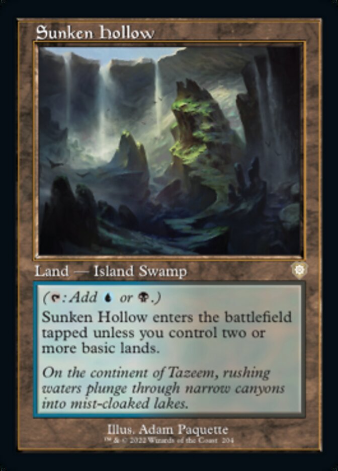 Sunken Hollow (Retro) [The Brothers' War Commander] | Empire Gaming NC