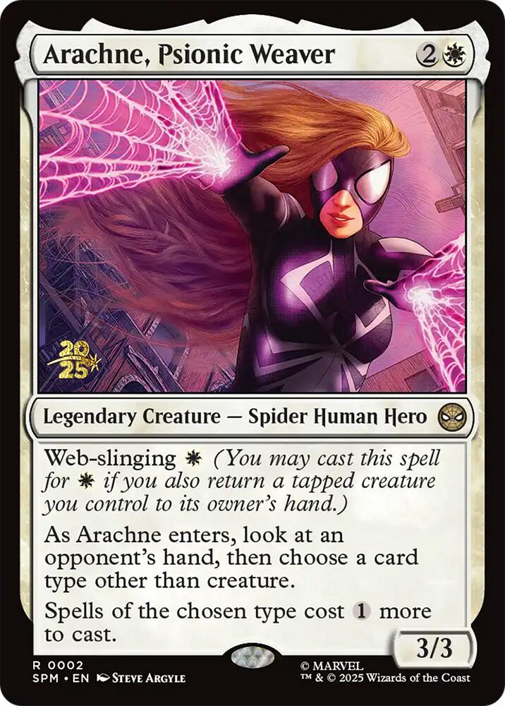 Arachne, Psionic Weaver [Marvel's Spider-Man Prerelease Promos] | Empire Gaming NC