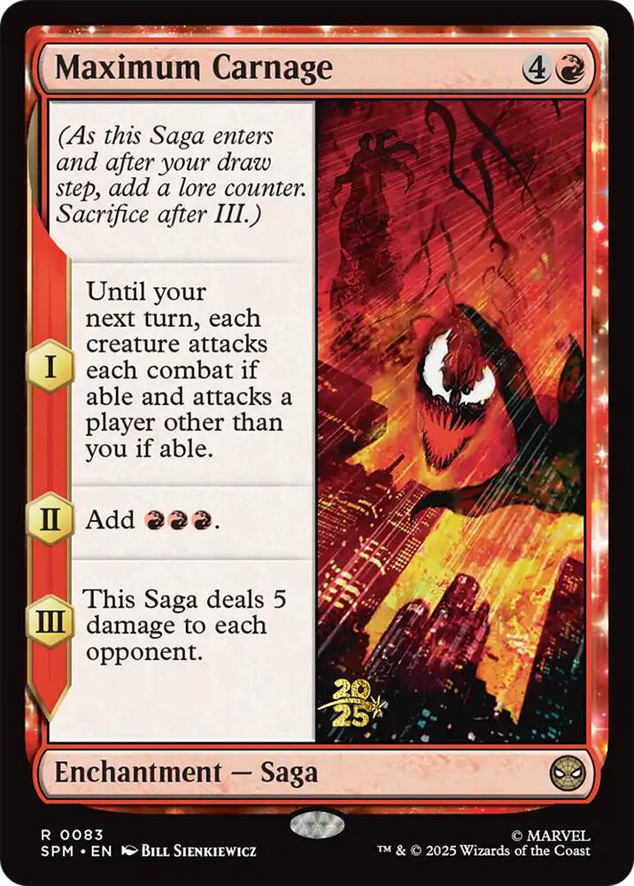 Maximum Carnage [Marvel's Spider-Man Prerelease Promos] | Empire Gaming NC