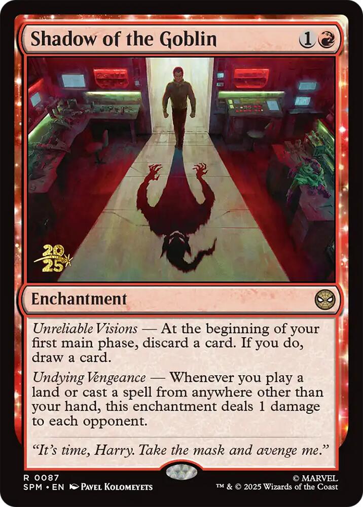 Shadow of the Goblin [Marvel's Spider-Man Prerelease Promos] | Empire Gaming NC