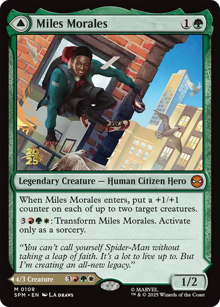 Miles Morales // Ultimate Spider-Man [Marvel's Spider-Man Prerelease Promos] | Empire Gaming NC