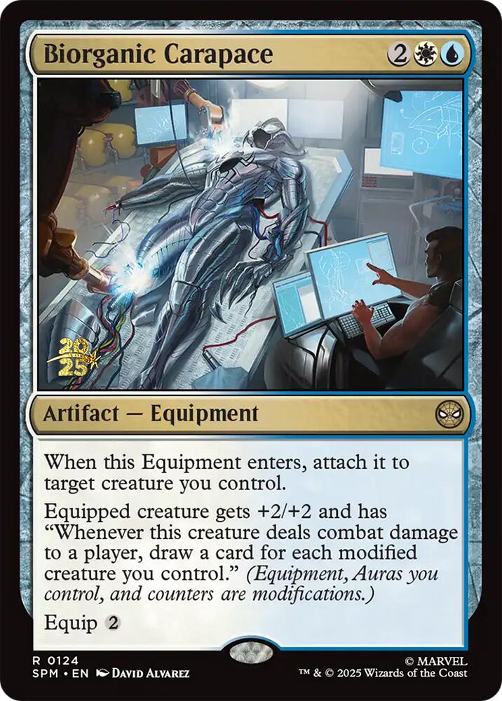 Biorganic Carapace [Marvel's Spider-Man Prerelease Promos] | Empire Gaming NC