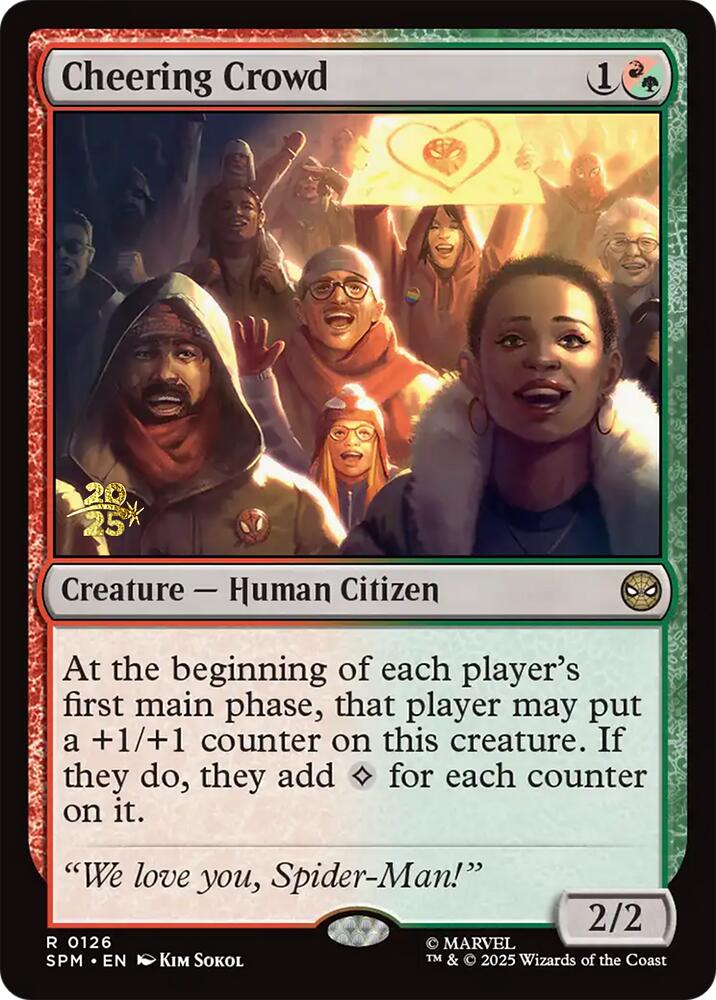 Cheering Crowd [Marvel's Spider-Man Prerelease Promos] | Empire Gaming NC