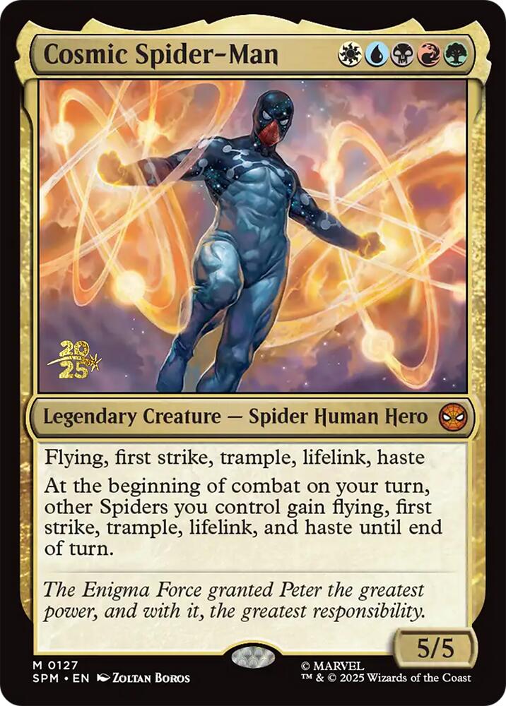 Cosmic Spider-Man [Marvel's Spider-Man Prerelease Promos] | Empire Gaming NC