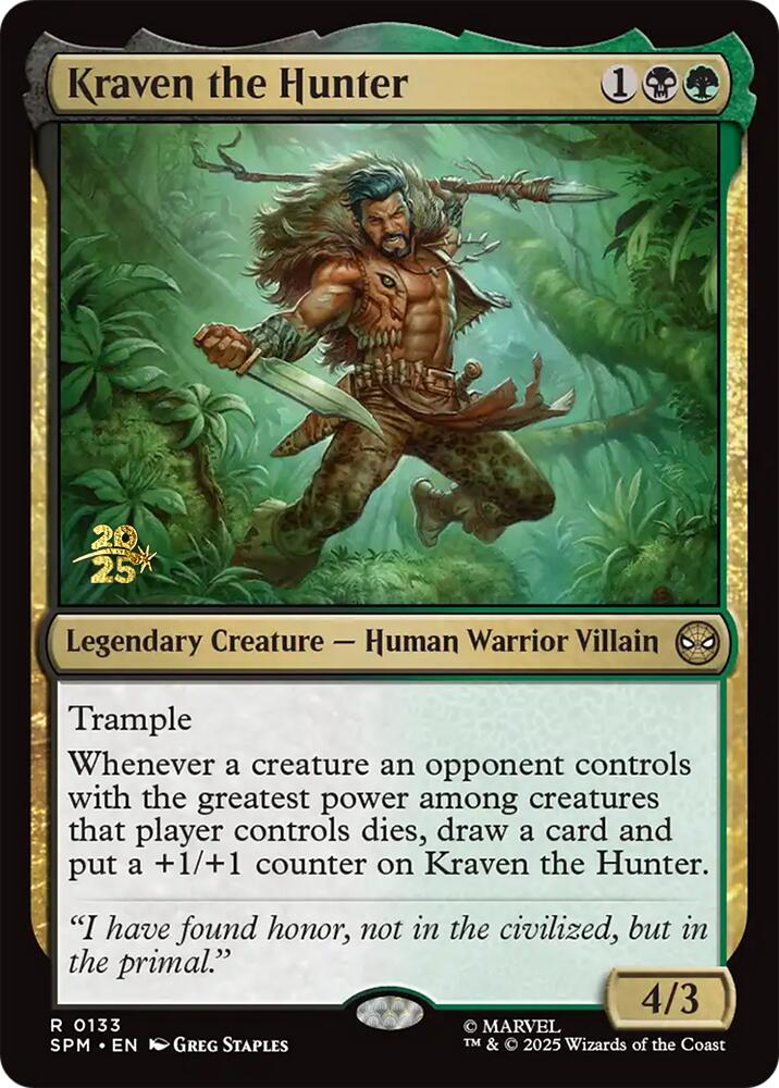 Kraven the Hunter [Marvel's Spider-Man Prerelease Promos] | Empire Gaming NC