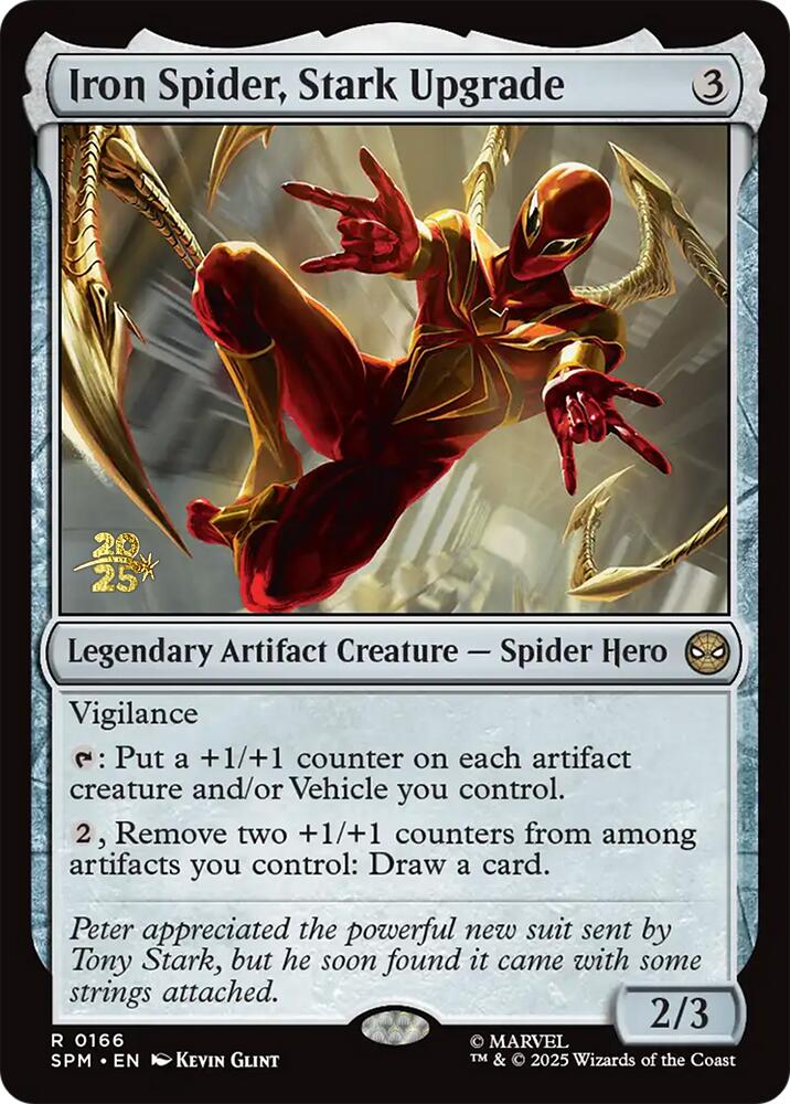 Iron Spider, Stark Upgrade [Marvel's Spider-Man Prerelease Promos] | Empire Gaming NC