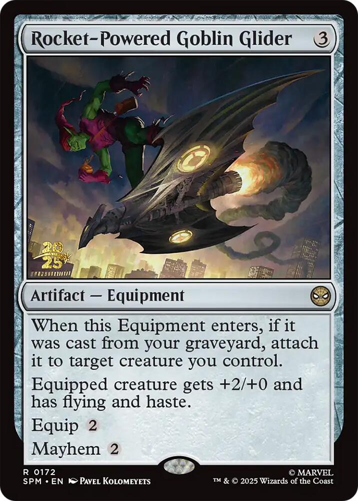 Rocket-Powered Goblin Glider [Marvel's Spider-Man Prerelease Promos] | Empire Gaming NC