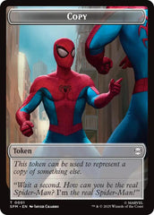 Copy // Human Citizen Double-Sided Token [Marvel's Spider-Man Tokens] | Empire Gaming NC