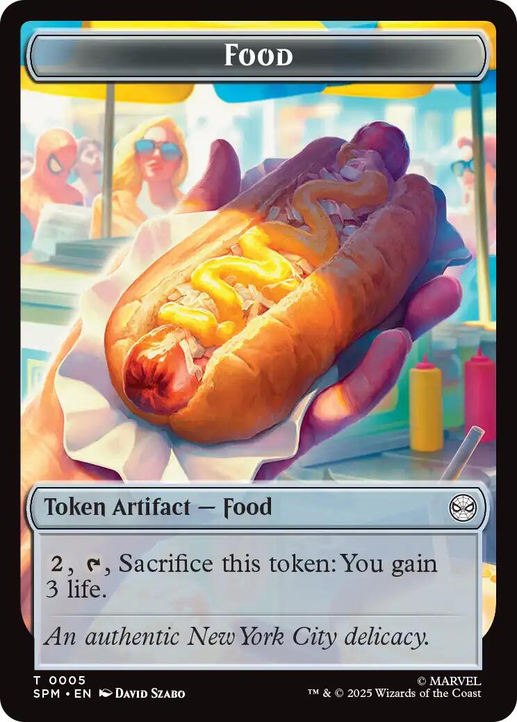 Food // Robot Double-Sided Token [Marvel's Spider-Man Tokens] | Empire Gaming NC