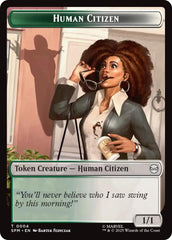 Human Citizen // Treasure Double-Sided Token [Marvel's Spider-Man Tokens] | Empire Gaming NC