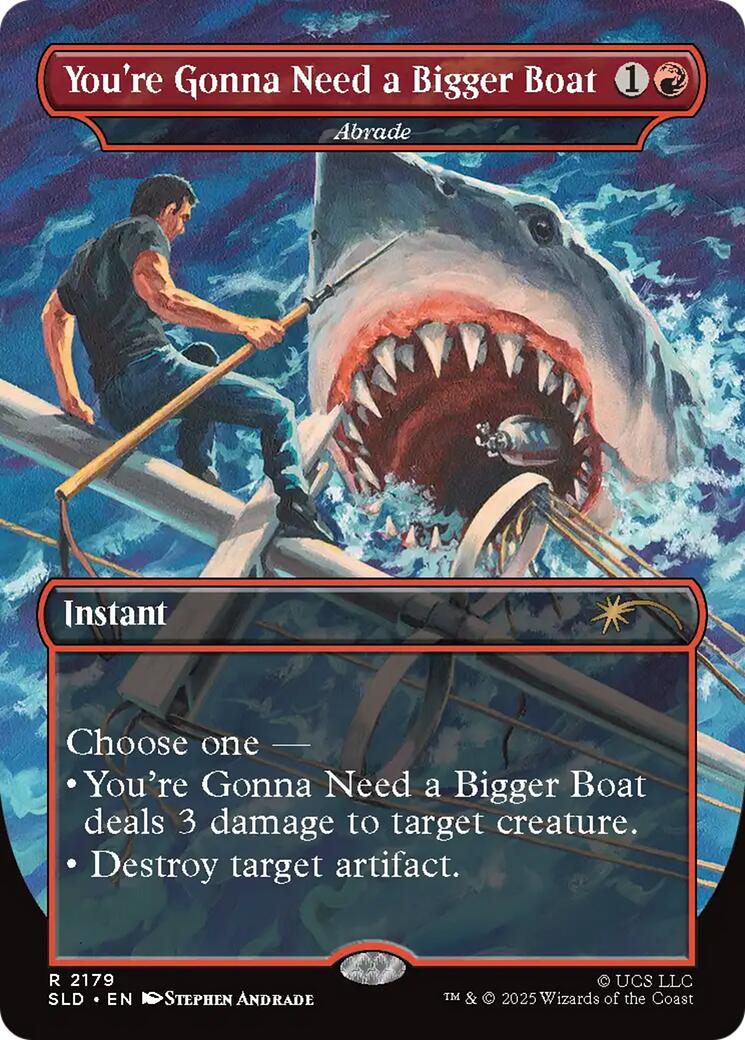 You're Gonna Need a Bigger Boat - Abrade [Secret Lair Drop Series] | Empire Gaming NC