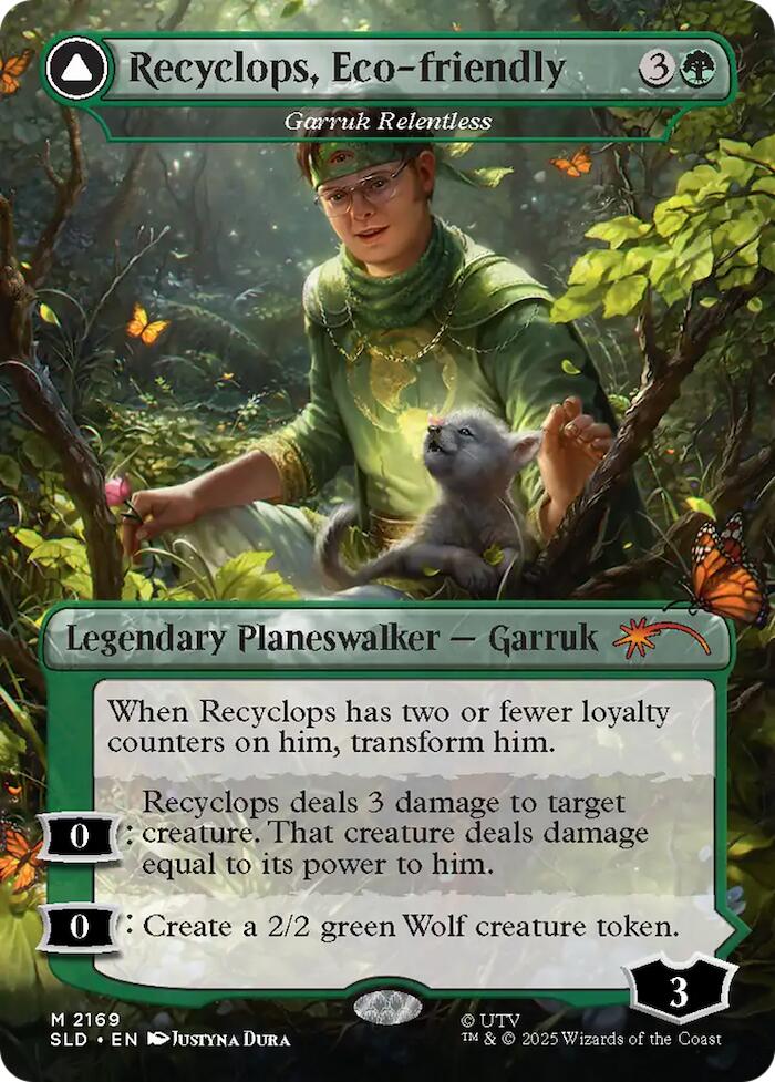 Recyclops, Eco-friendly - Garruk Relentless [Secret Lair Drop Series] | Empire Gaming NC